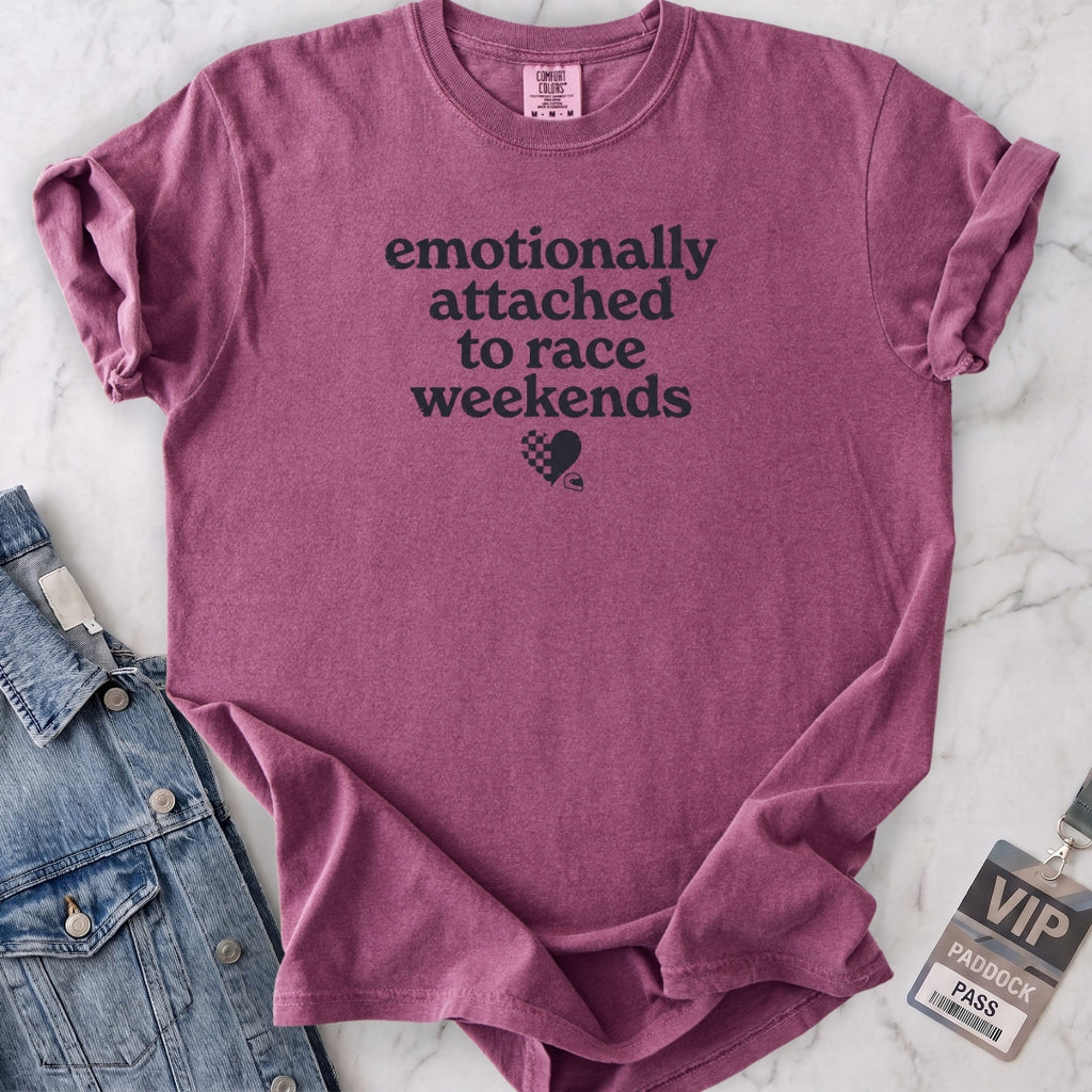 Race Weekends Heart T-shirt