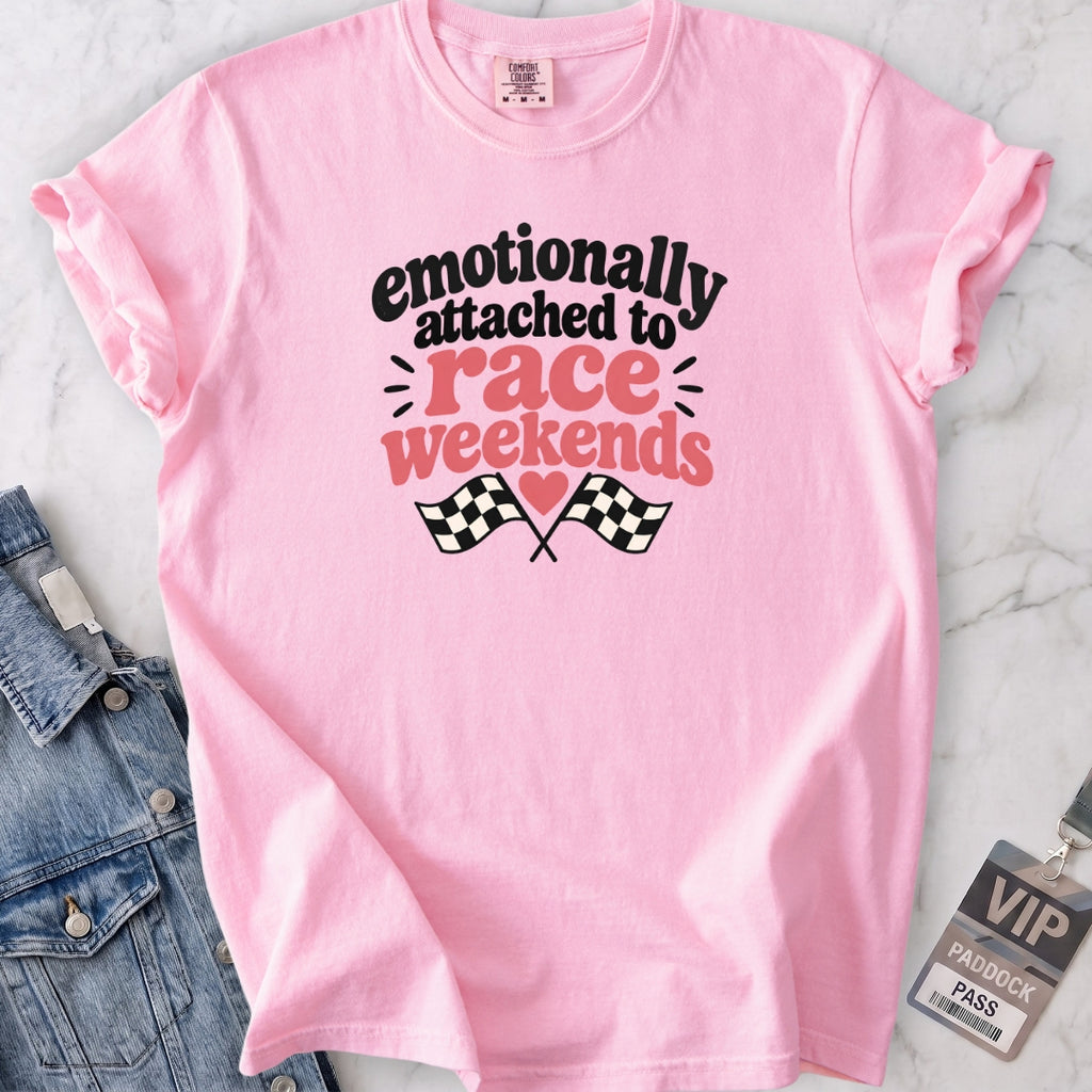 Attached To Race Weekends T-shirt