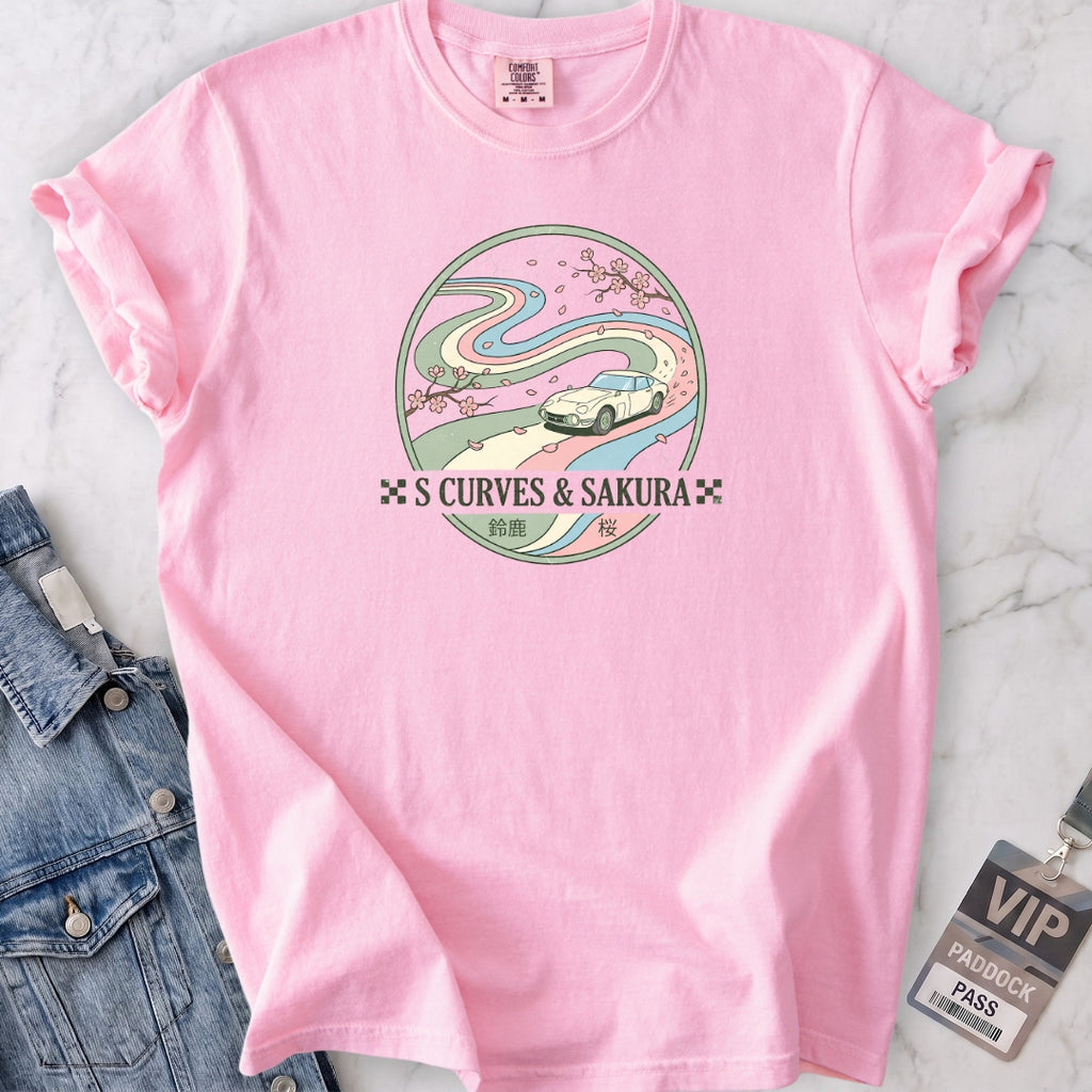 S Curves & Sakura T-shirt
