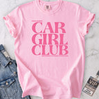 Pink Car Girl Club T-shirt