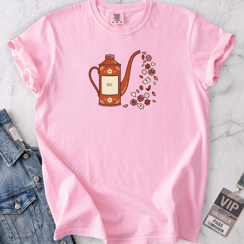 Oil Flowers T-shirt