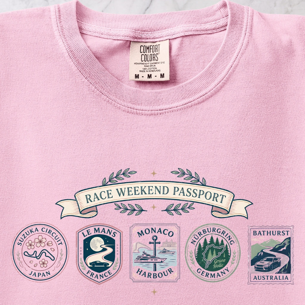 Race Weekend Passport T-shirt