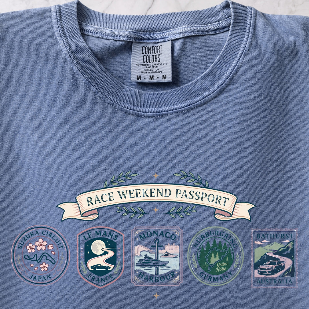 Race Weekend Passport T-shirt