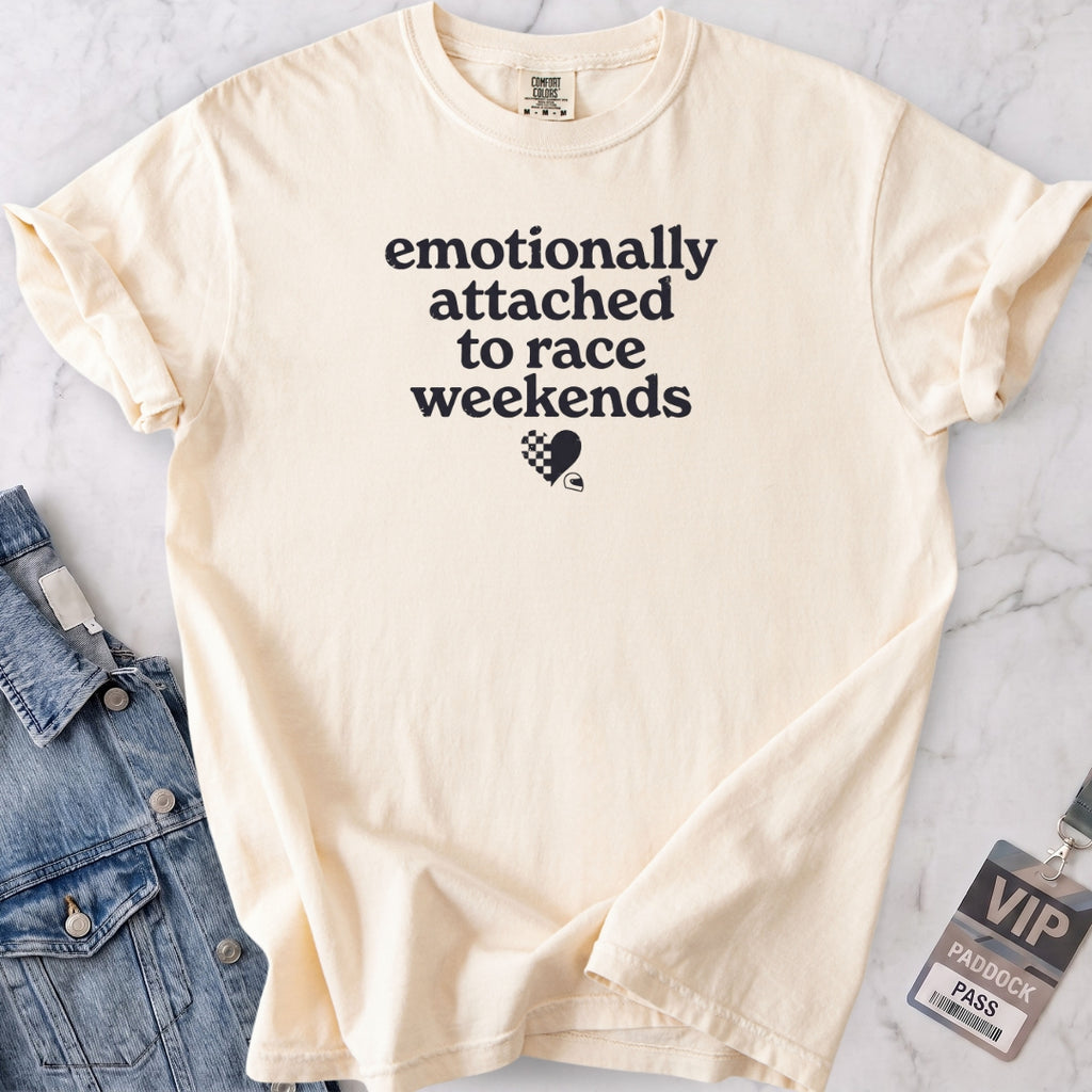 Race Weekends Heart T-shirt