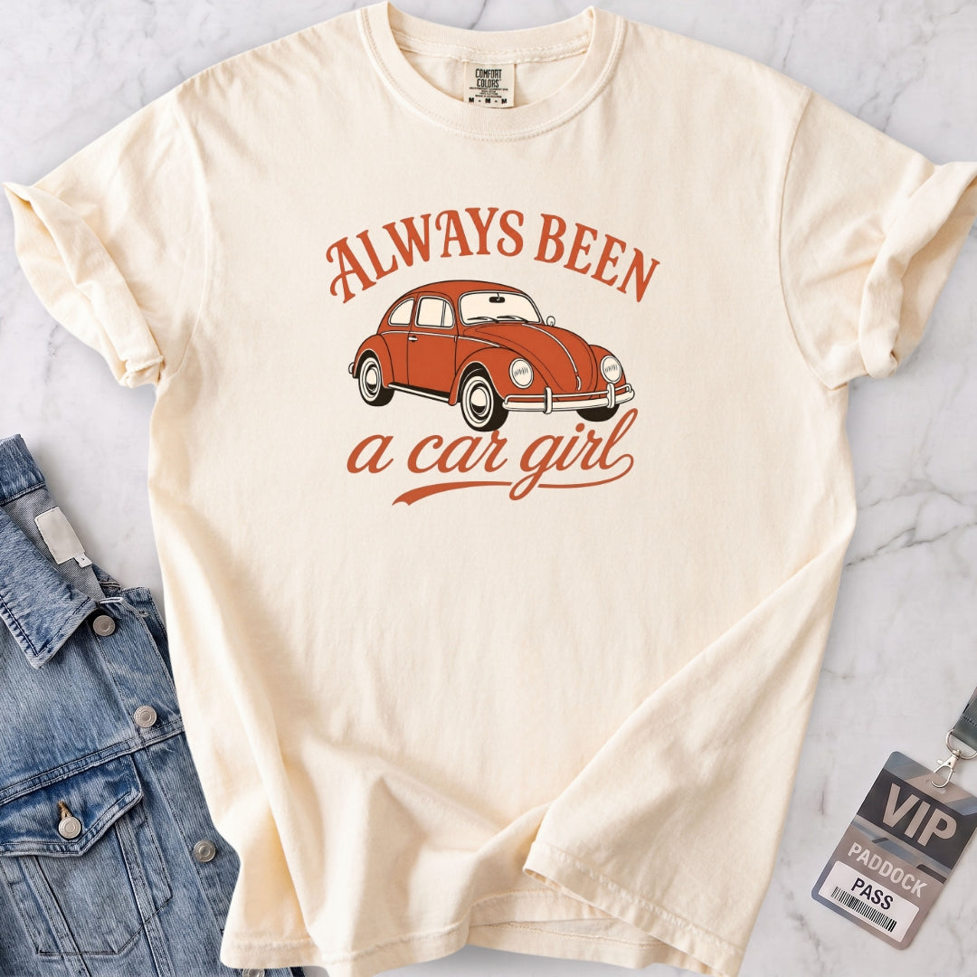 Always Been a Car Girl Beetle T-shirt