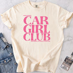 Pink Car Girl Club T-shirt