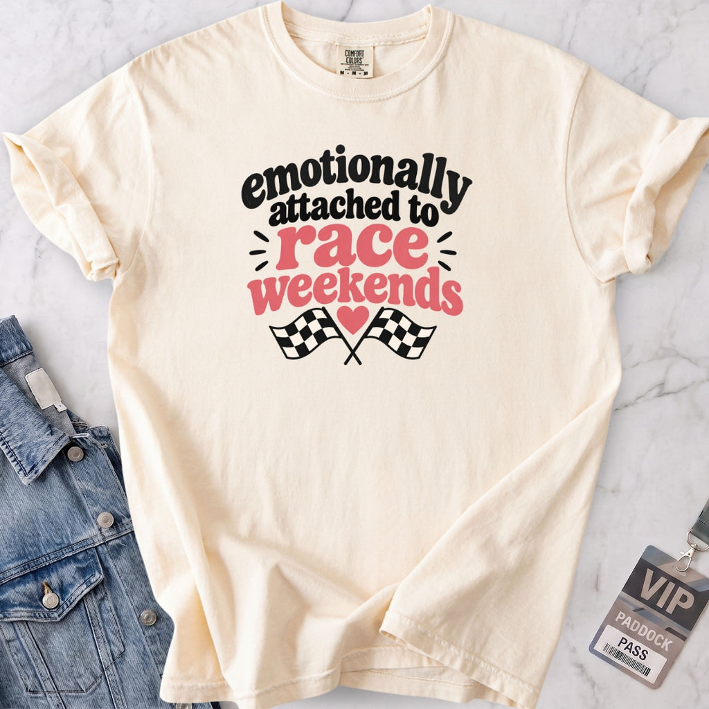 Attached To Race Weekends T-shirt
