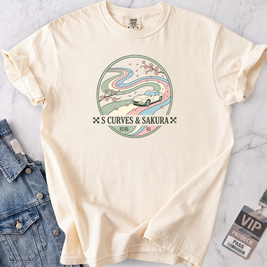 S Curves & Sakura T-shirt