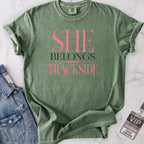 She Belongs Trackside T-shirt
