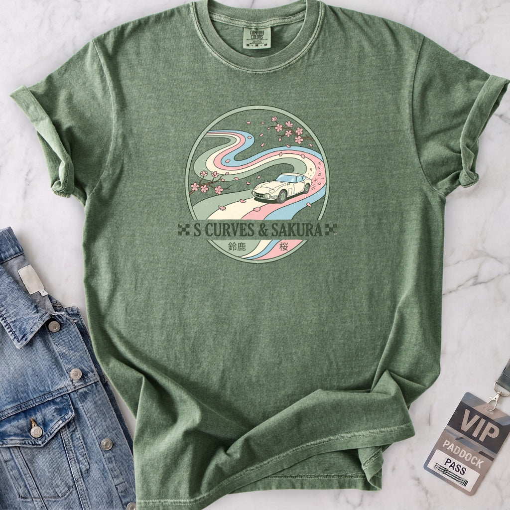 S Curves & Sakura T-shirt