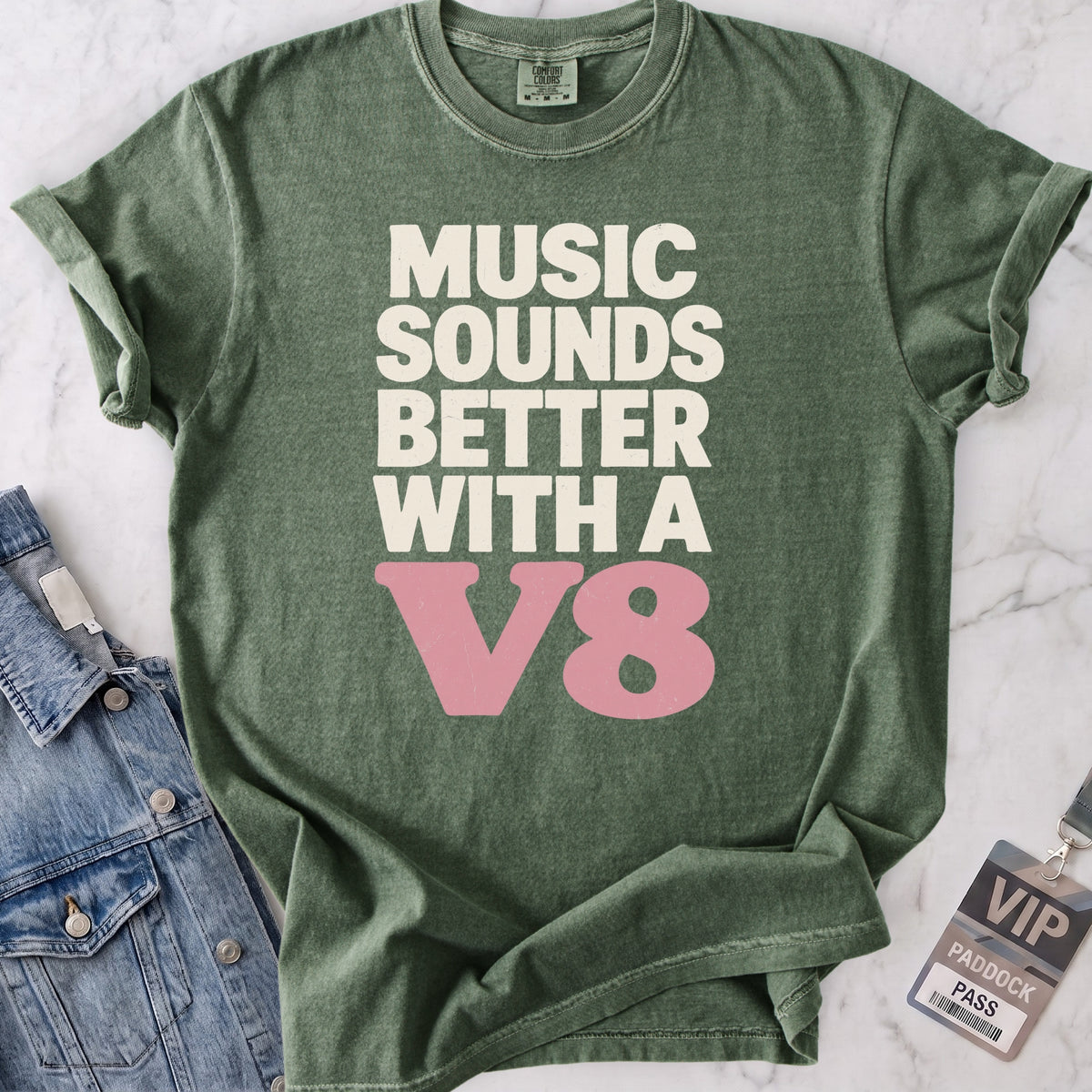 V8 Music T-shirt