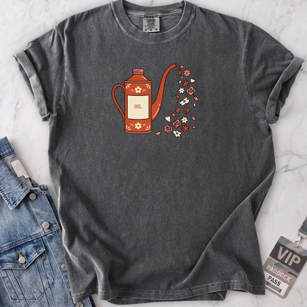 Oil Flowers T-shirt