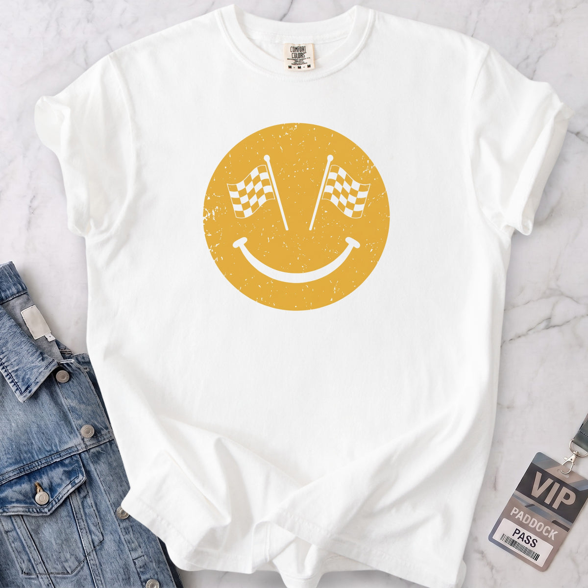 Chequered Smile T-shirt