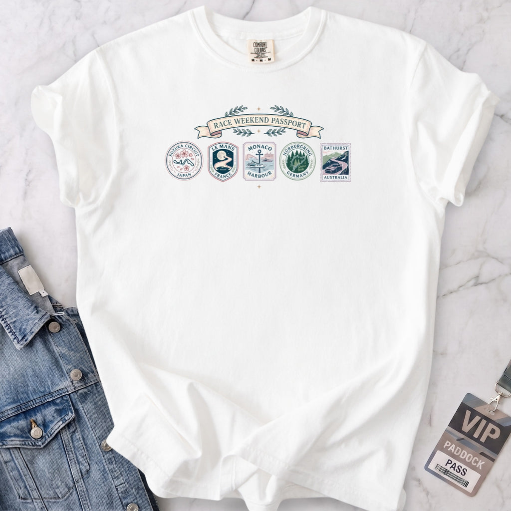 Race Weekend Passport T-shirt