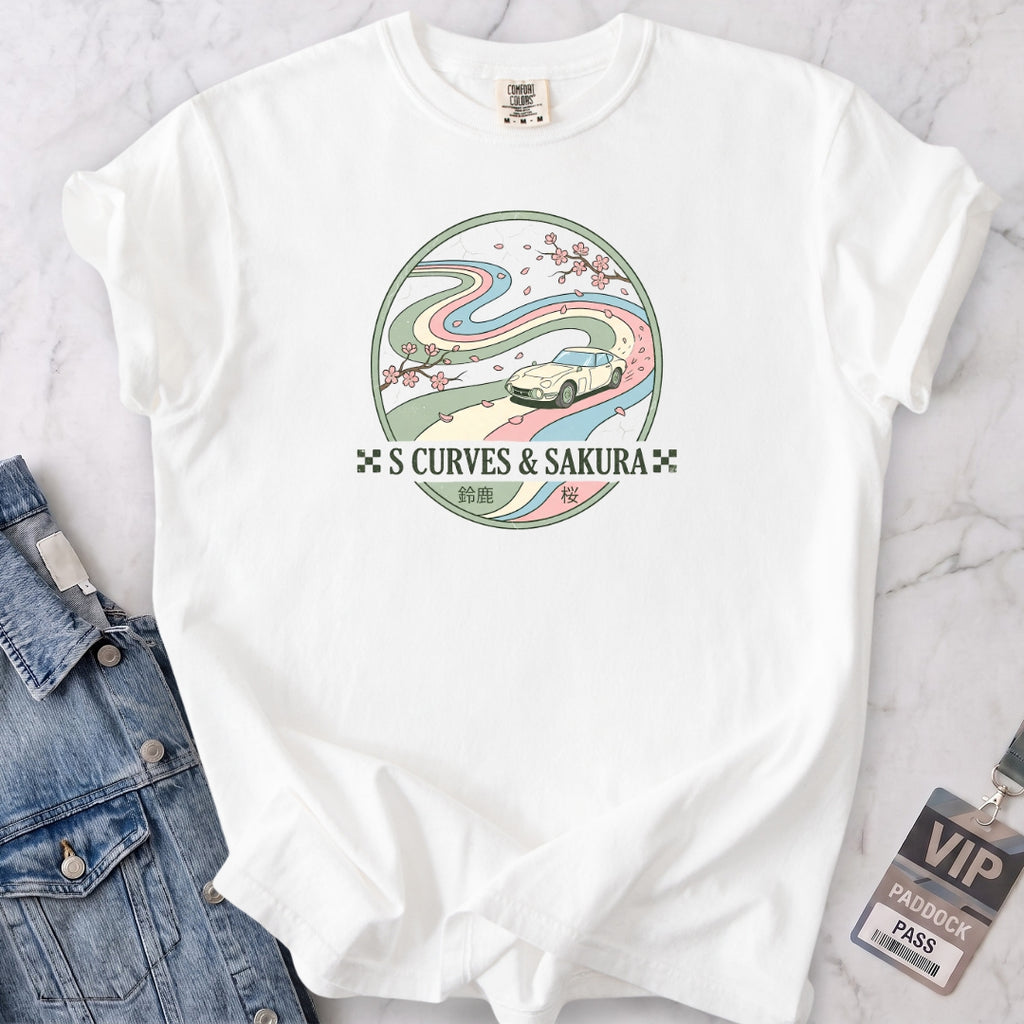S Curves & Sakura T-shirt